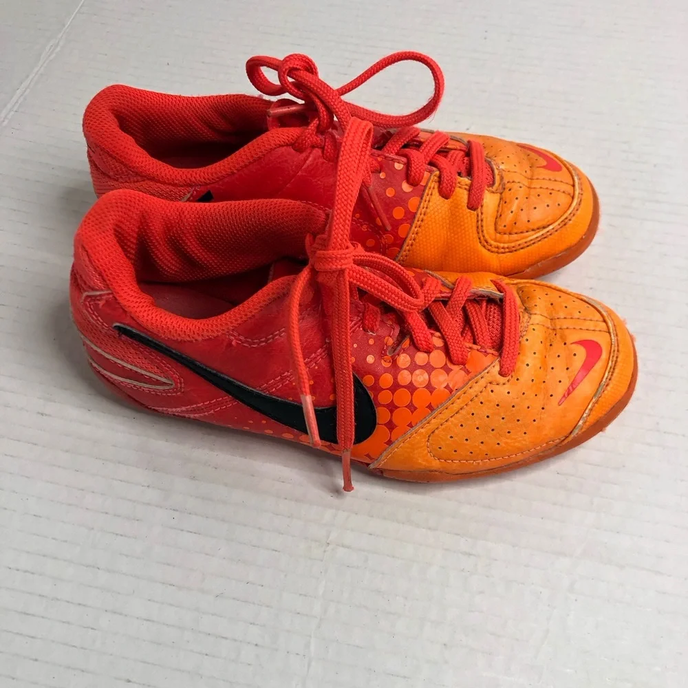 Nike Shoes 1.5Y Jr Solar Red & Orange Youth Soccer 415129-608